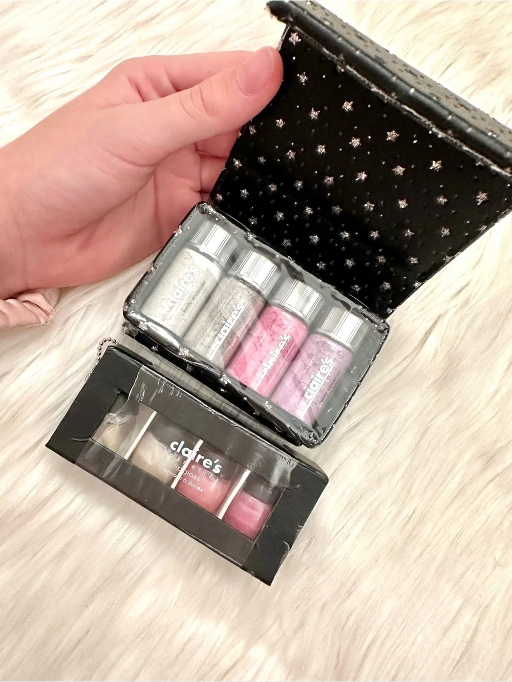 CLAIRES SHIMMER SET